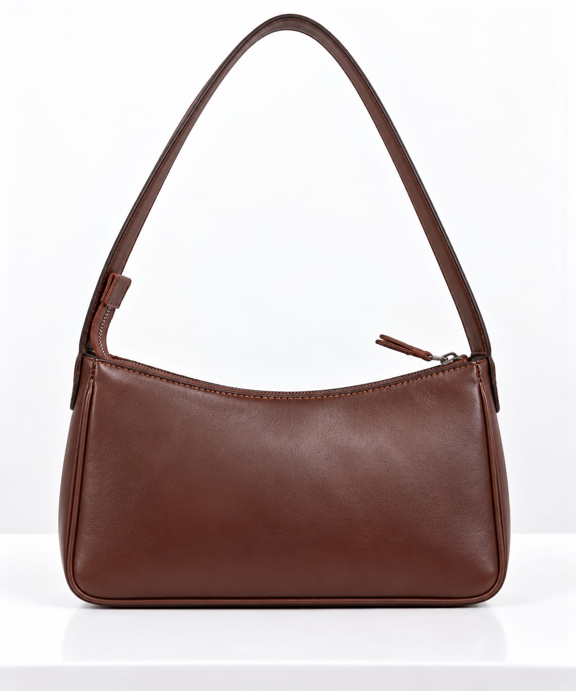 Tri-Color Cowhide Leather Shoulder Bag