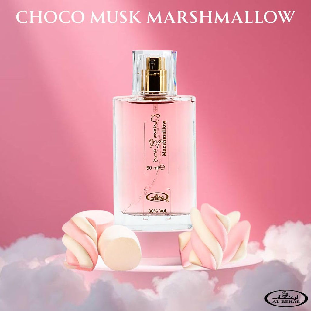 Al-Rehab Choco Musk Eau de Parfum Spray for Women, 1.65 oz/50 ml
