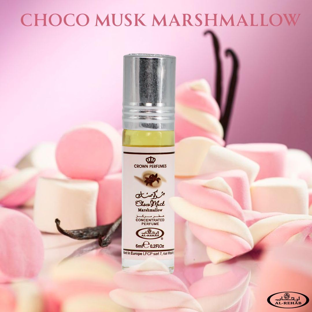 Al-Rehab Choco Musk Eau de Parfum Spray for Women, 1.65 oz/50 ml