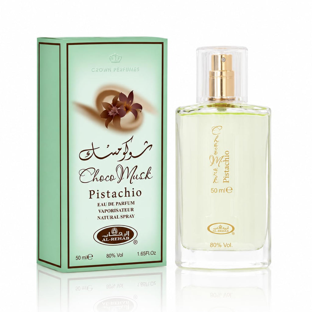 Al-Rehab Choco Musk Eau de Parfum Spray for Women, 1.65 oz/50 ml