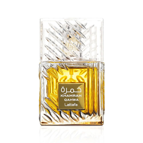 Lattafa Khamrah - Vanilla, Warm Spicy, Amber, Cinnamon - Eau de Parfum Long-Lasting Fragrance for Unisex, 3.40 Ounce / 100 ml