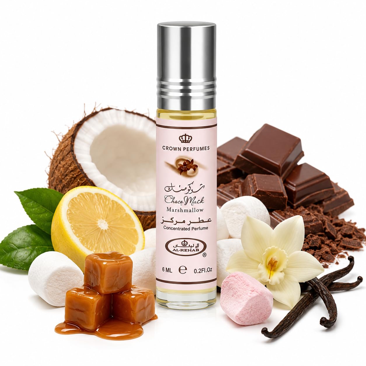 Al-Rehab Choco Musk Eau de Parfum Spray for Women, 1.65 oz/50 ml