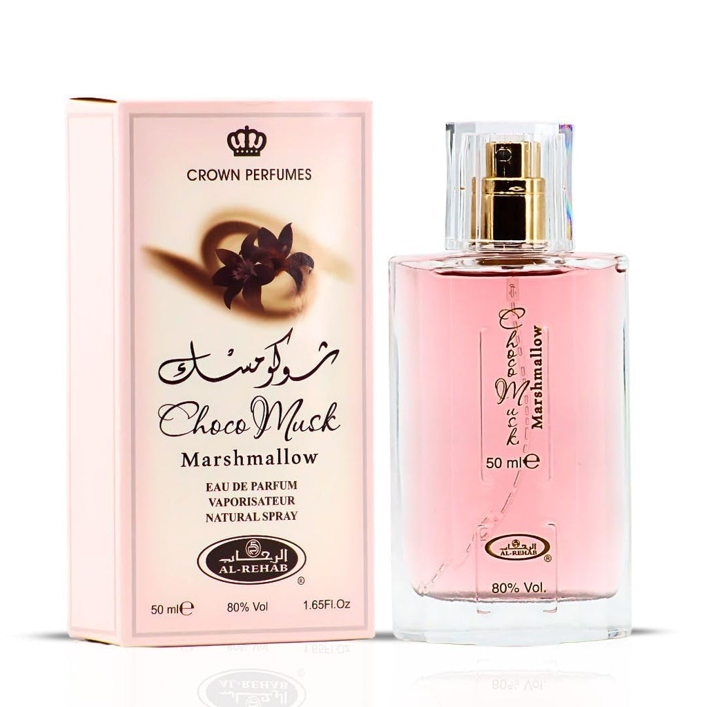 Al-Rehab Choco Musk Eau de Parfum Spray for Women, 1.65 oz/50 ml
