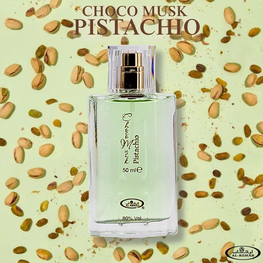 Al-Rehab Choco Musk Eau de Parfum Spray for Women, 1.65 oz/50 ml