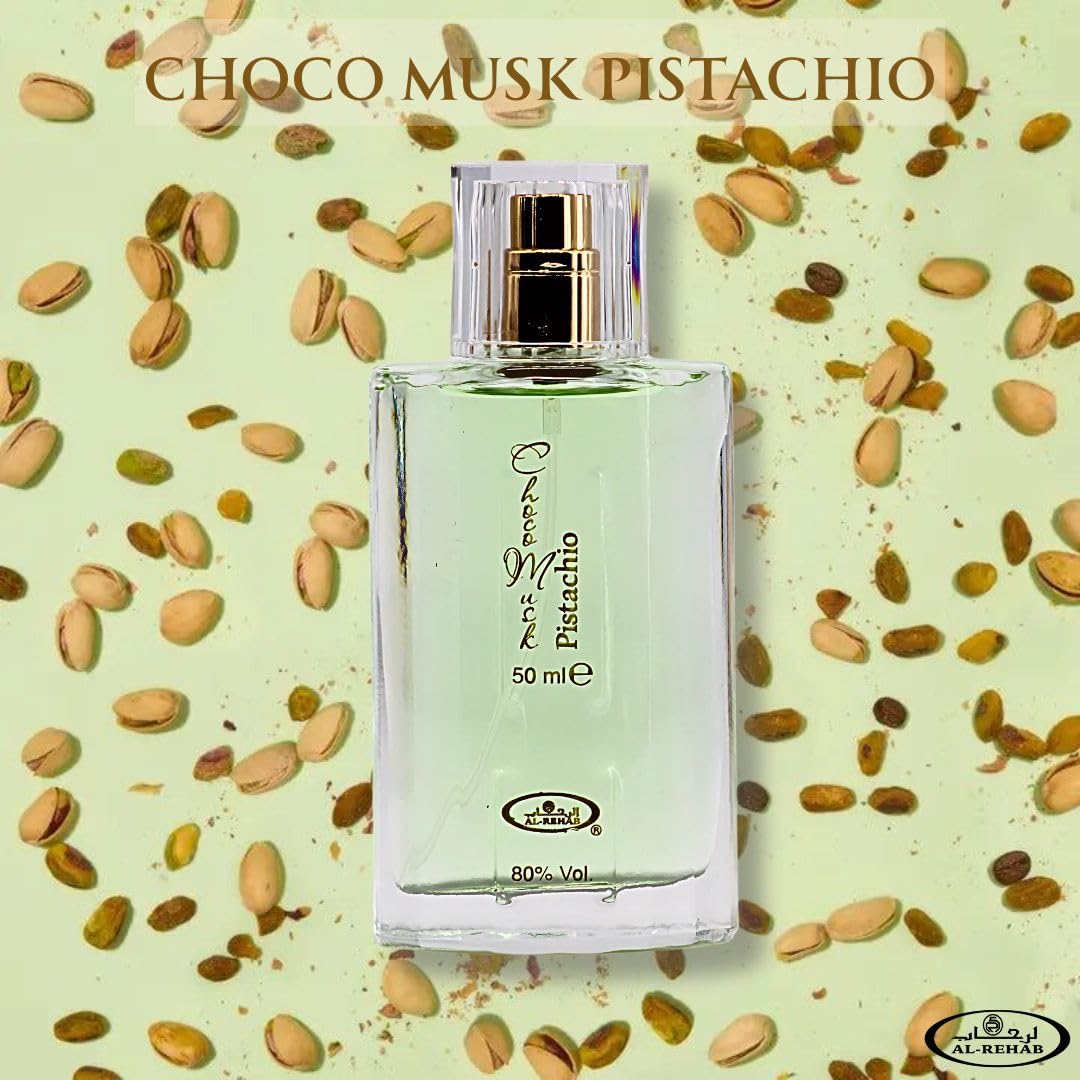 Al-Rehab Choco Musk Eau de Parfum Spray for Women, 1.65 oz/50 ml