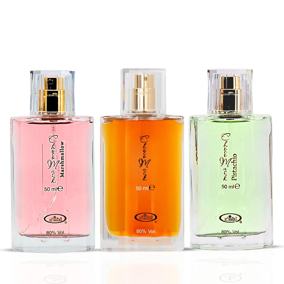 Al-Rehab Choco Musk Eau de Parfum Spray for Women, 1.65 oz/50 ml