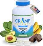 Cramp Defense® Leg Cramps Pills, Organic Magnesium Supplement for Muscles. | High-Absorbing, Non-Laxative, Relief for All Muscle Cramps, Day and Night. 3-6...