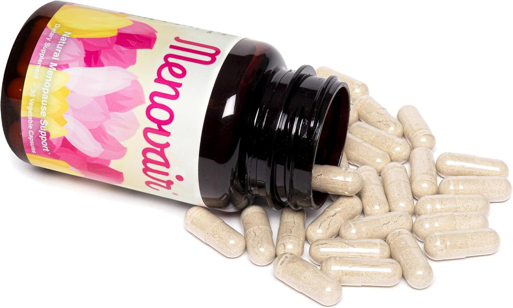 Menovair Natural Menopause Support Supplement for Women, Vegan, Gluten-Free