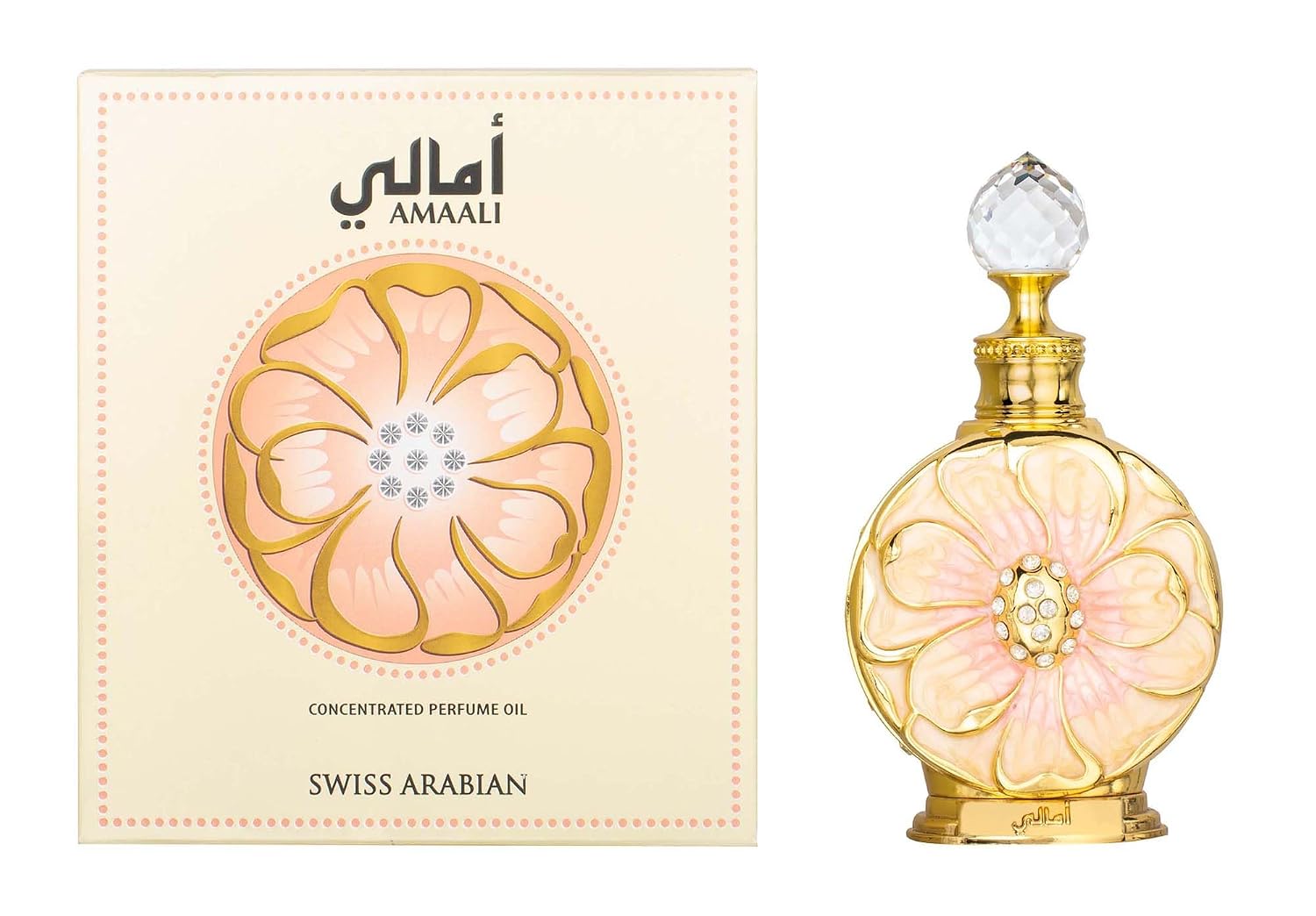 Swiss Arabian Layali Rouge - Luxury Products From Dubai - Long Lasting Personal Perfume Oil Fragrance - A Seductive Signature Aroma - 0.5 Oz