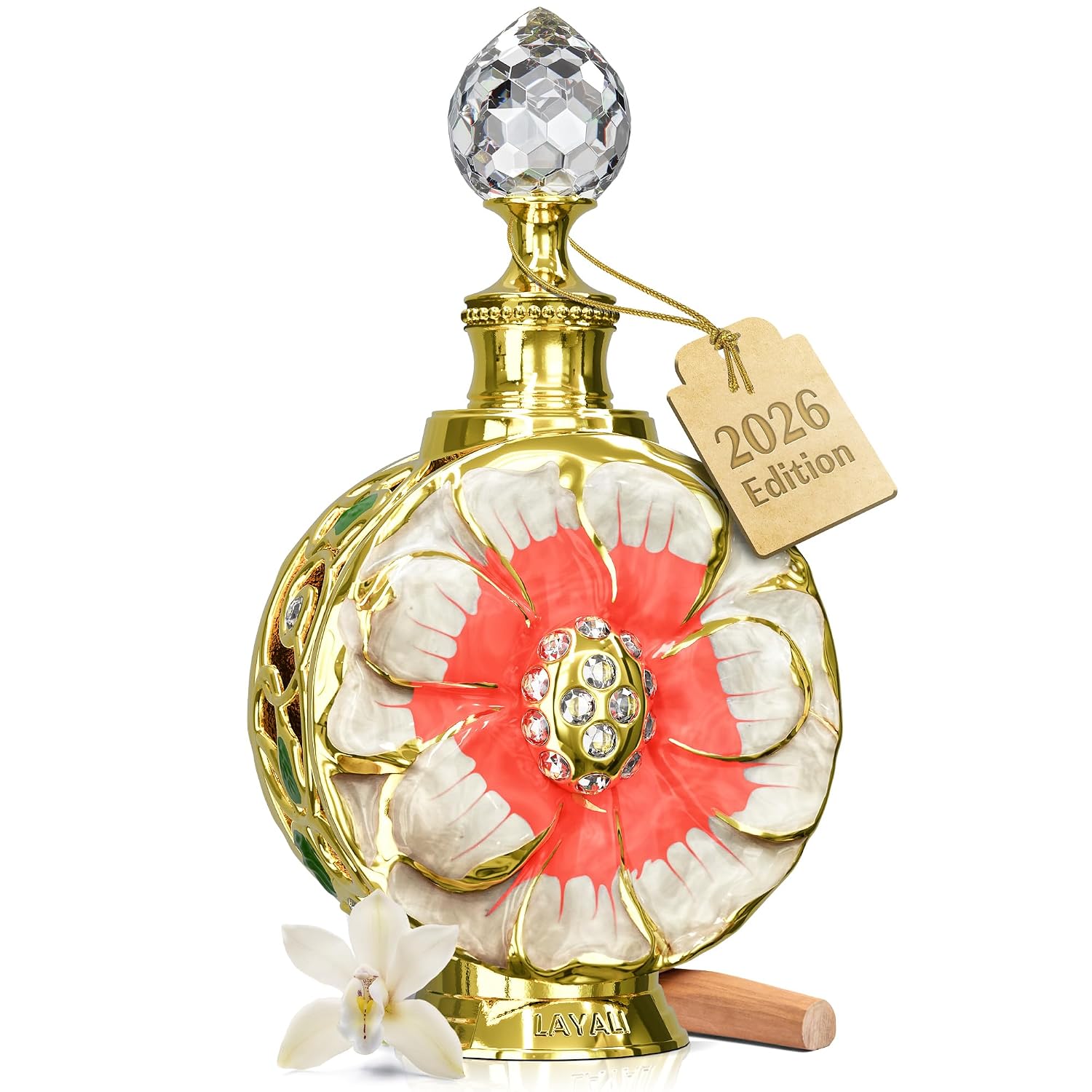 Swiss Arabian Layali Rouge - Luxury Products From Dubai - Long Lasting Personal Perfume Oil Fragrance - A Seductive Signature Aroma - 0.5 Oz