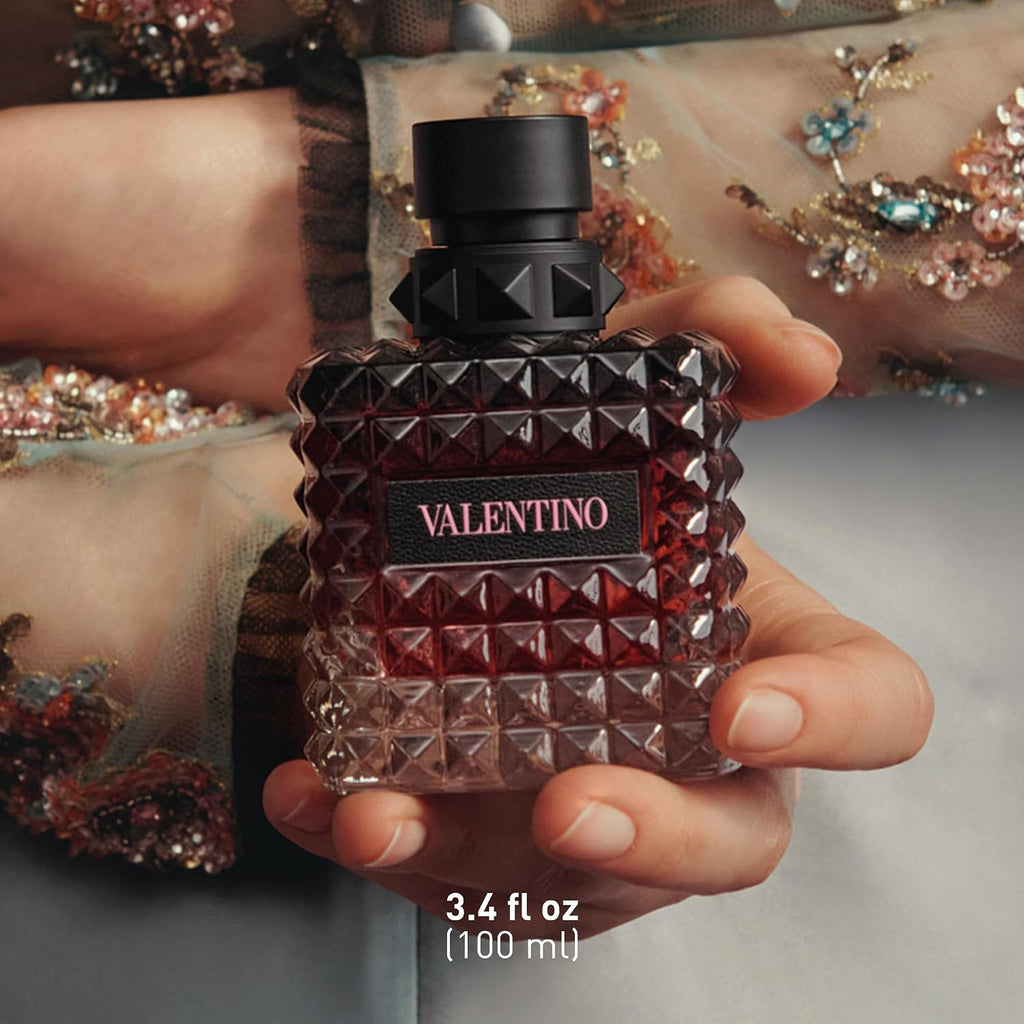 Valentino Born in Roma Donna Intense Eau de Parfum Perfume - 3.4 Fl Oz | Floral ambery with Notes of Vanilla&Jasmine&Amber, Long-lasting perfumes...