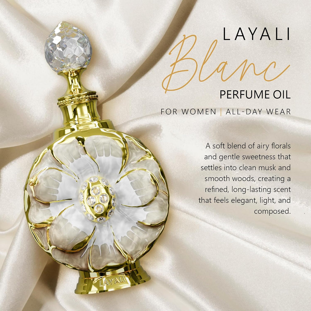 Swiss Arabian Layali Rouge - Luxury Products From Dubai - Long Lasting Personal Perfume Oil Fragrance - A Seductive Signature Aroma - 0.5 Oz