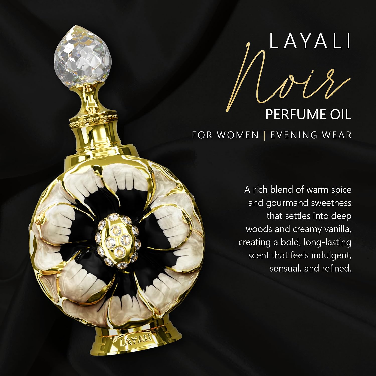 Swiss Arabian Layali Rouge - Luxury Products From Dubai - Long Lasting Personal Perfume Oil Fragrance - A Seductive Signature Aroma - 0.5 Oz