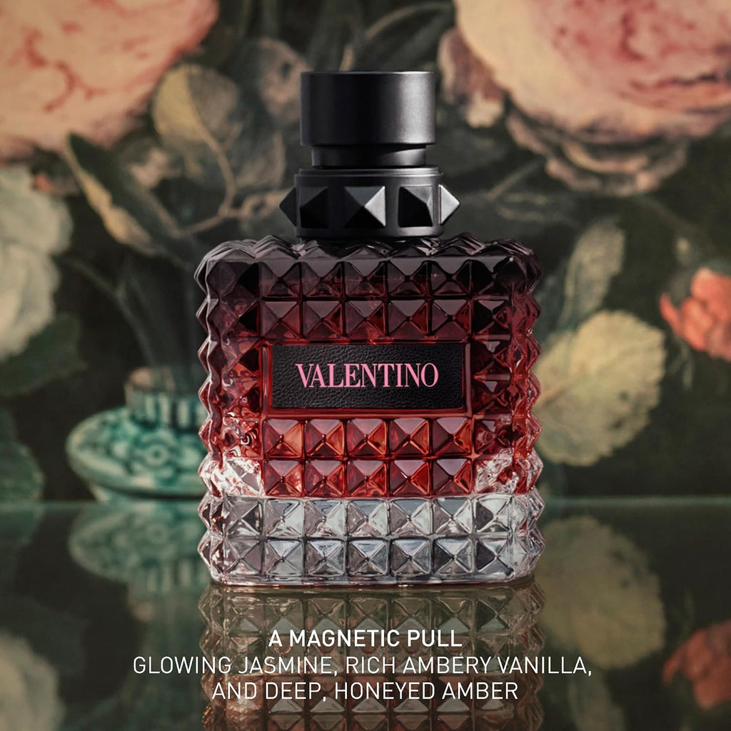 Valentino Born in Roma Donna Intense Eau de Parfum Perfume - 3.4 Fl Oz | Floral ambery with Notes of Vanilla&Jasmine&Amber, Long-lasting perfumes...