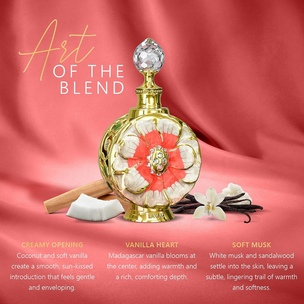 Swiss Arabian Layali Rouge - Luxury Products From Dubai - Long Lasting Personal Perfume Oil Fragrance - A Seductive Signature Aroma - 0.5 Oz