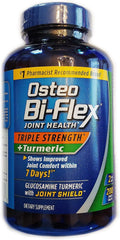 Osteo Bi-Flex, Triple Strength + Turmeric, 200 Tablets, with Glucosamine HCI and Turmeric Curcumin, Joint Supplement for Men and Women