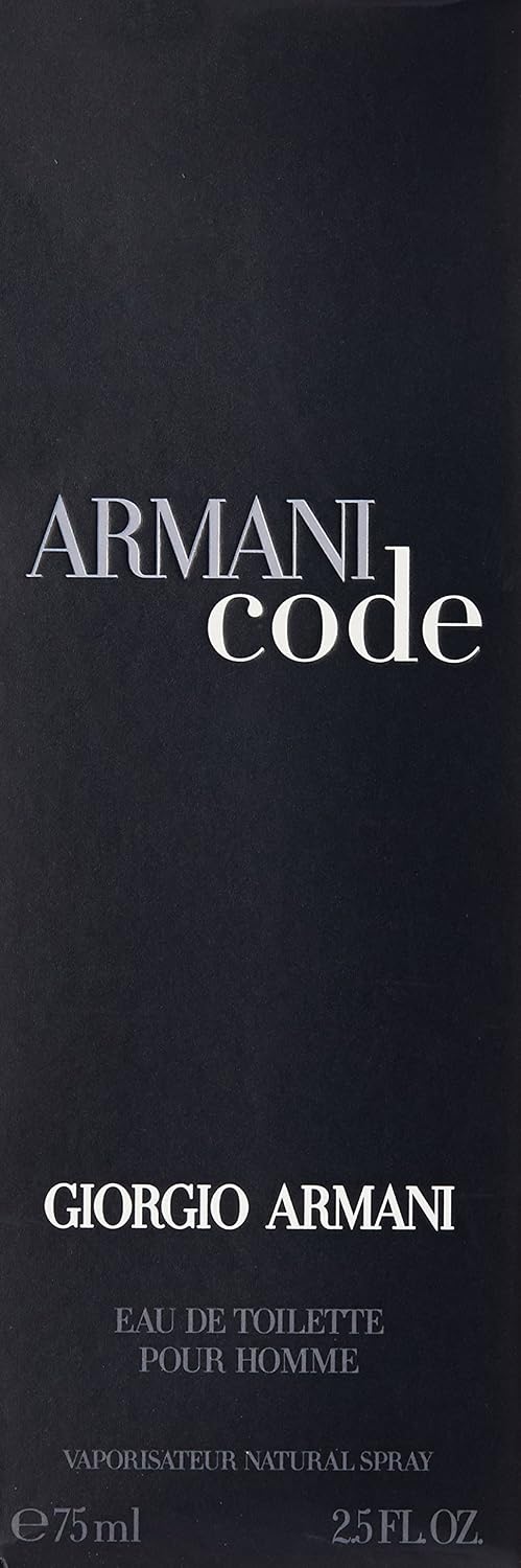 Giorgio Armani Code for Men Eau De Toilette Spray 2.5 Ounce
