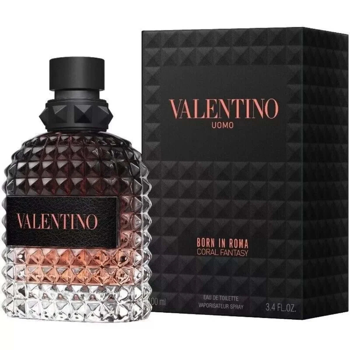 Valentino Uomo Born In Roma Coral Fantasy Eau de Toilette for Men – 3.3 / 3.4 FL OZ – New in Box