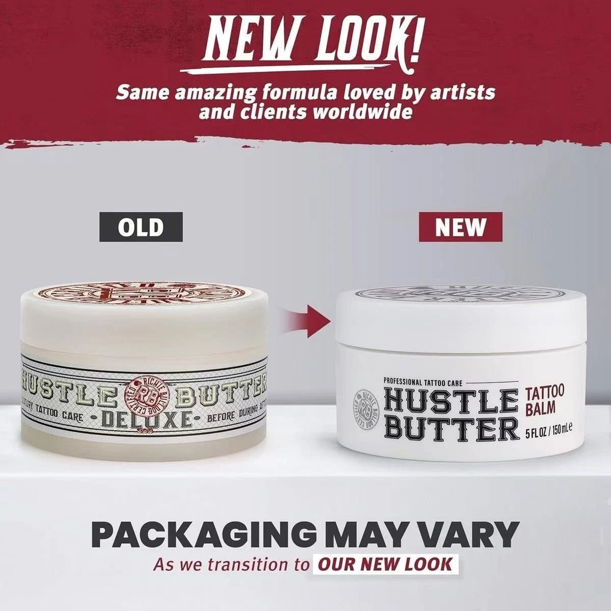 Hustle Butter Tattoo Aftercare 5oz – Heals &amp; Protects New Tattoos – Rugby EXP 2/2027 - Royal Scent Shop