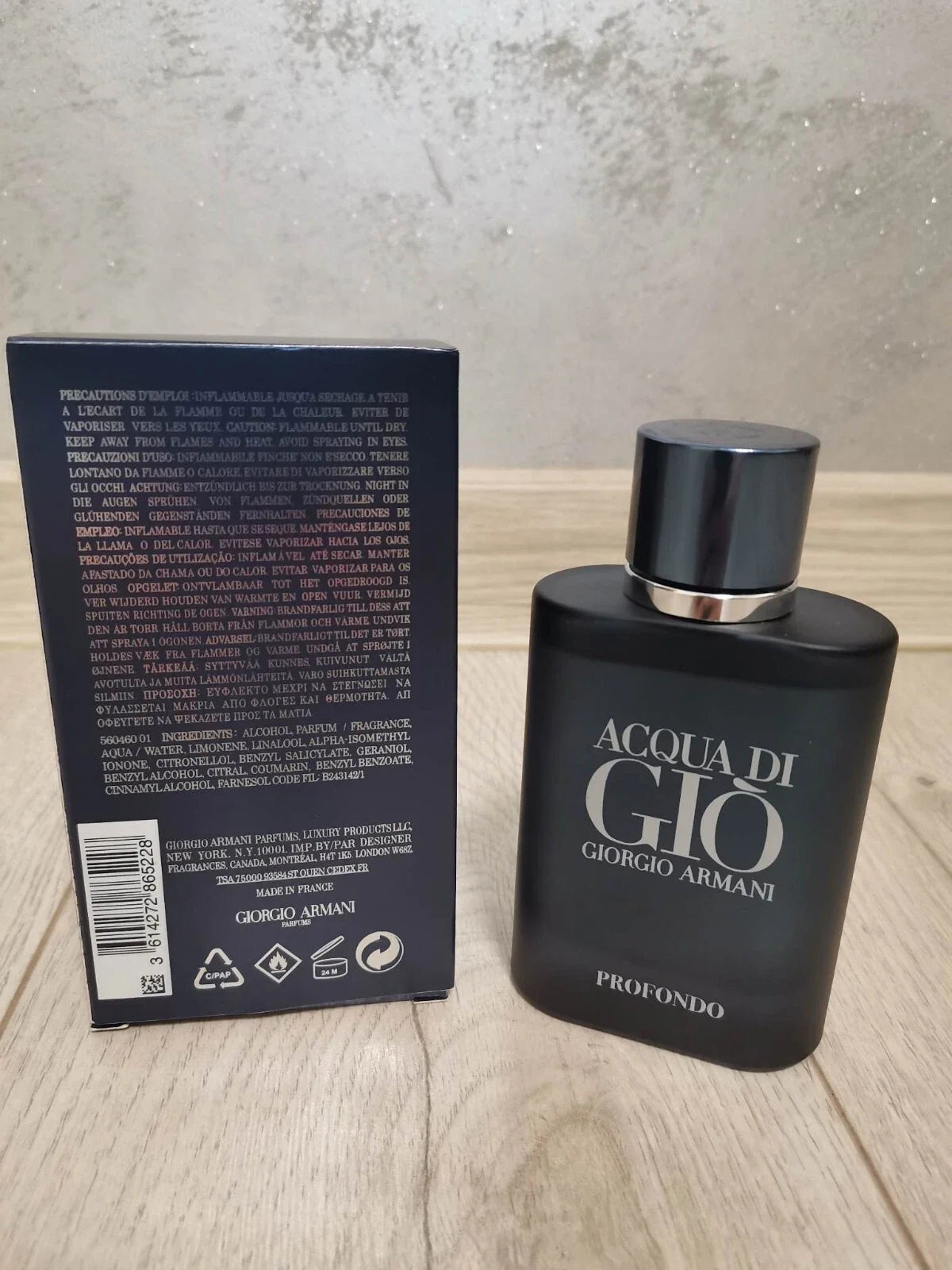 Gio Black Men’s Eau De Parfum 4.2 Oz 125ml Long Lasting