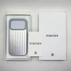 RIMOWA iPhone 17 Pro Max Case – Silver Aluminum – New - Royal Scent Shop