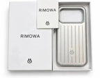 RIMOWA iPhone 17 Pro Max Case – Silver Aluminum – New - Royal Scent Shop