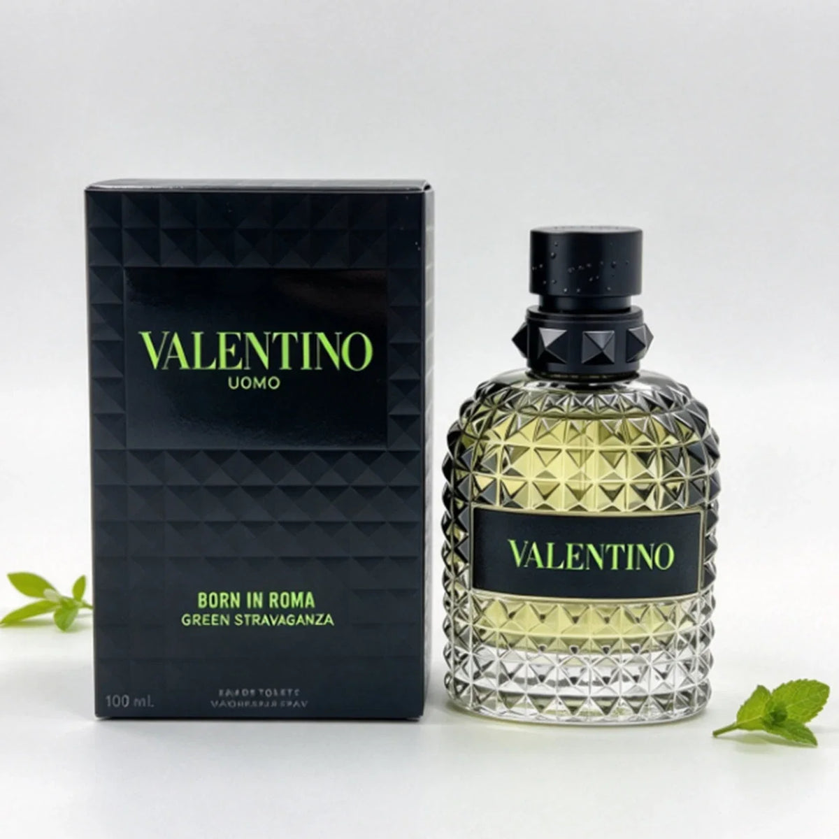 Valentino Uomo Born In Roma Green Stravaganza Eau de Toilette for Men – 3.4 FL OZ / 100 mL – SEALED